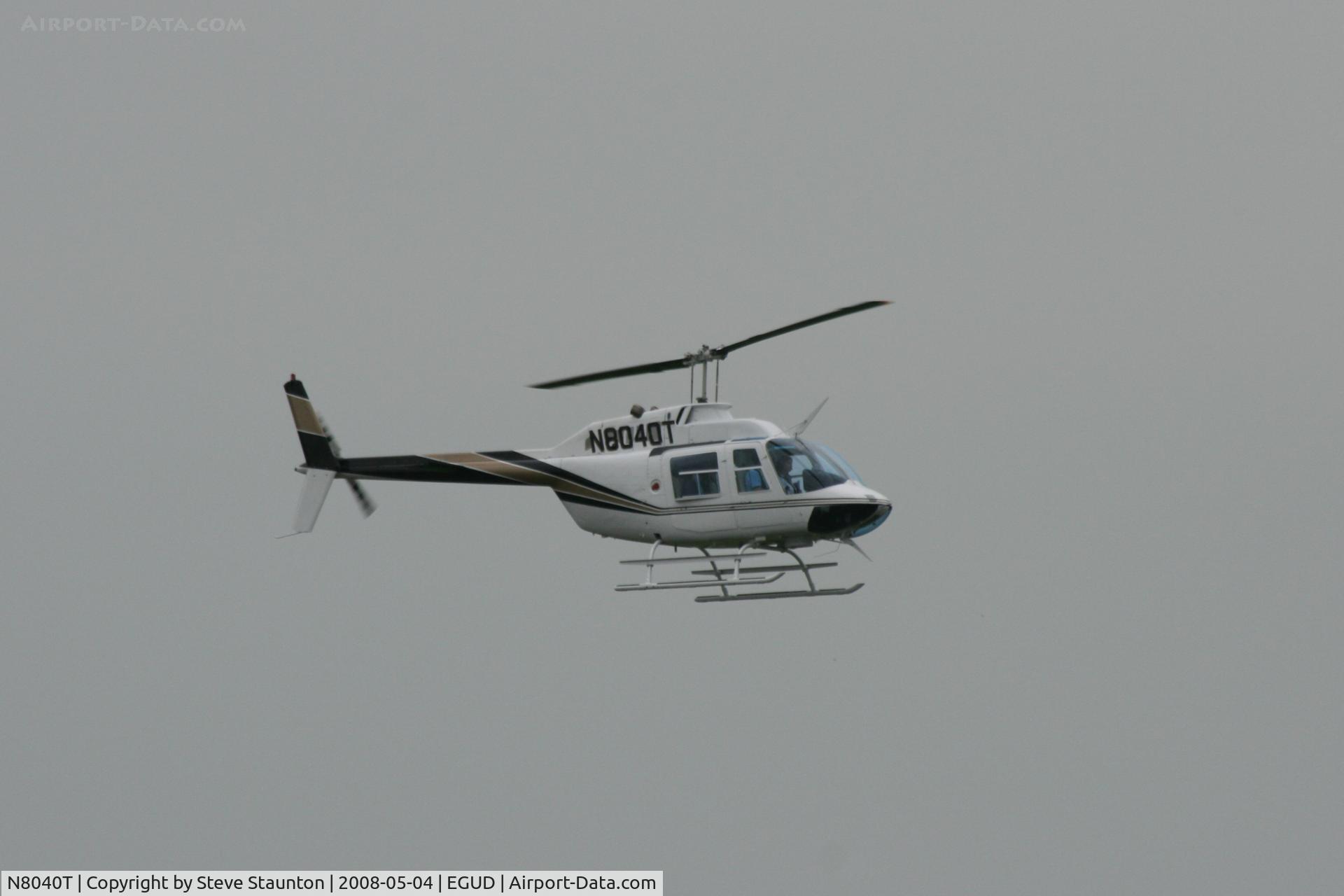 N8040T, 1982 Bell 206B JetRanger III C/N 3615, Taken at Abingdon Air & County Show 2008 in aid of the Thames Valley and Chiltern Air Ambulance (http://www.abingdonfayre.com/)