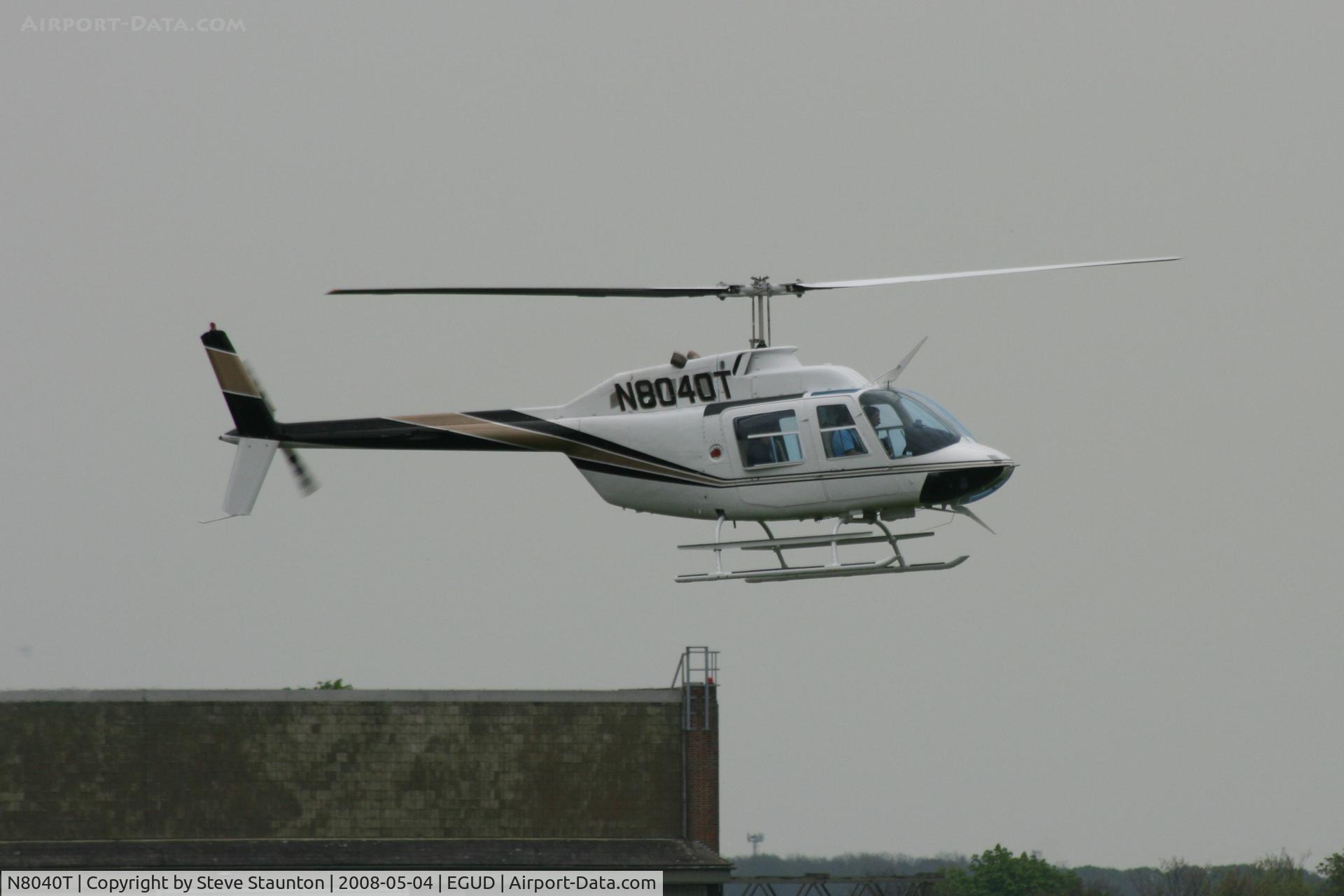 N8040T, 1982 Bell 206B JetRanger III C/N 3615, Taken at Abingdon Air & County Show 2008 in aid of the Thames Valley and Chiltern Air Ambulance (http://www.abingdonfayre.com/)