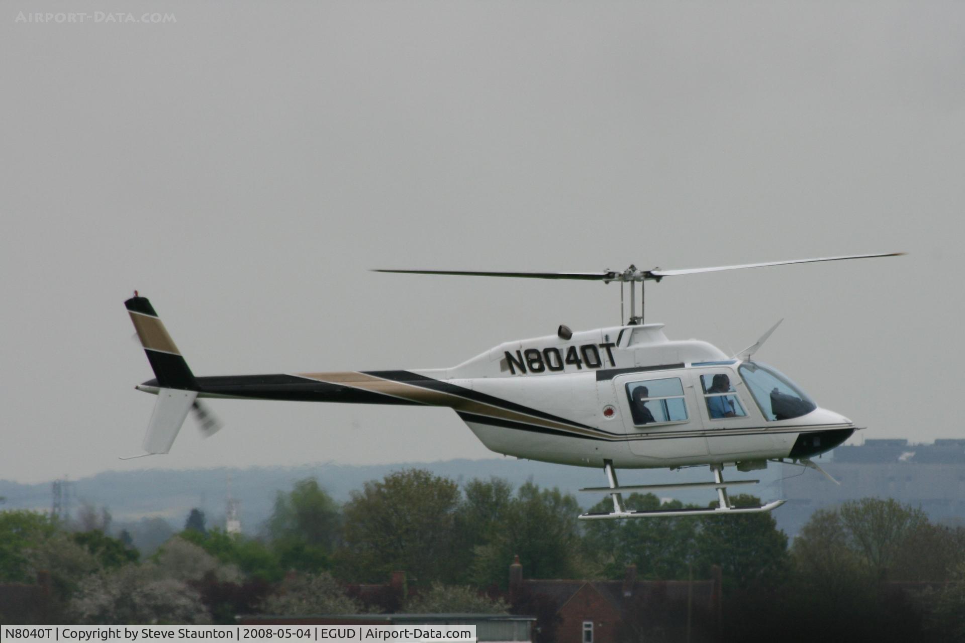 N8040T, 1982 Bell 206B JetRanger III C/N 3615, Taken at Abingdon Air & County Show 2008 in aid of the Thames Valley and Chiltern Air Ambulance (http://www.abingdonfayre.com/)