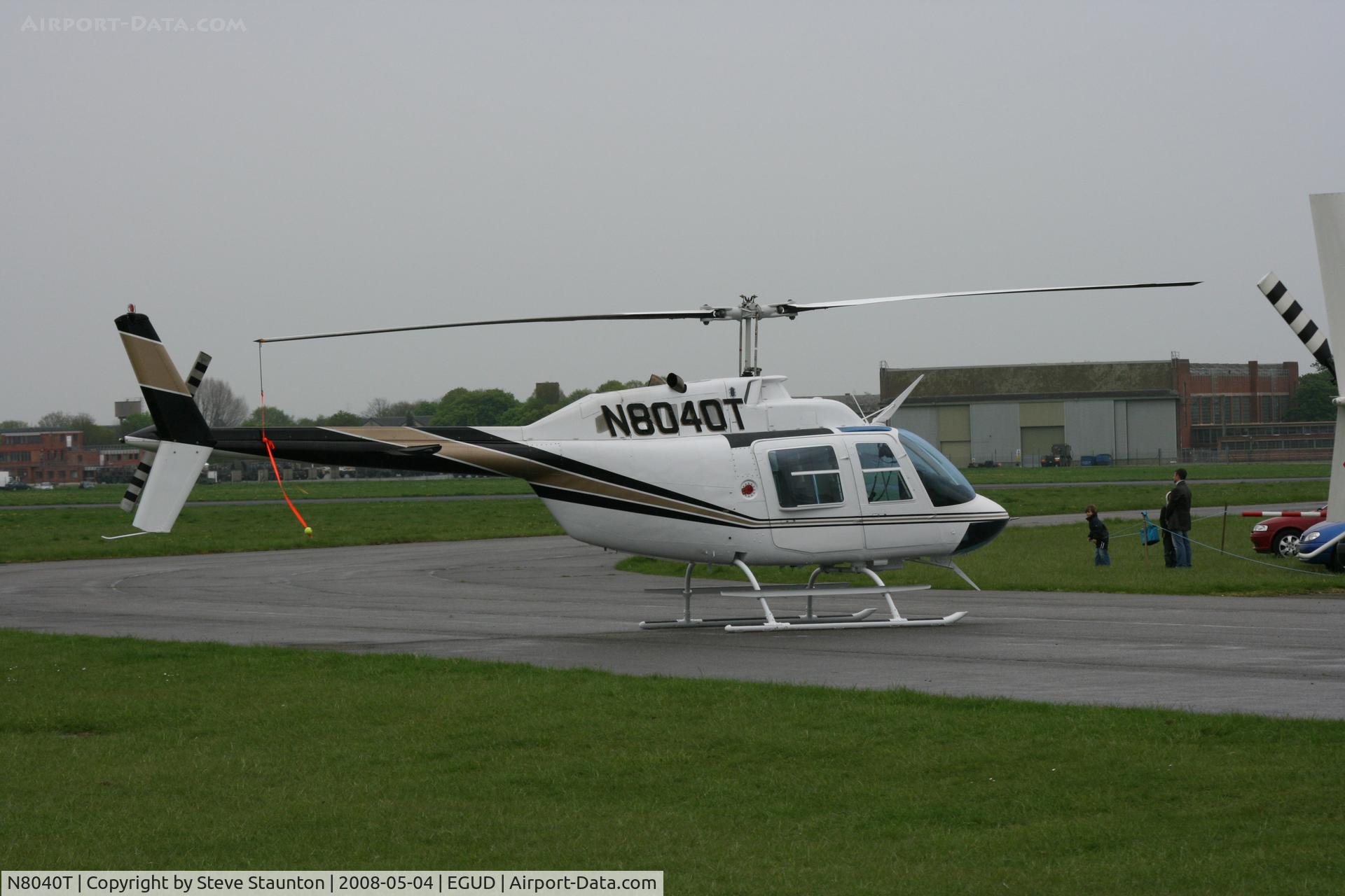 N8040T, 1982 Bell 206B JetRanger III C/N 3615, Taken at Abingdon Air & County Show 2008 in aid of the Thames Valley and Chiltern Air Ambulance (http://www.abingdonfayre.com/)