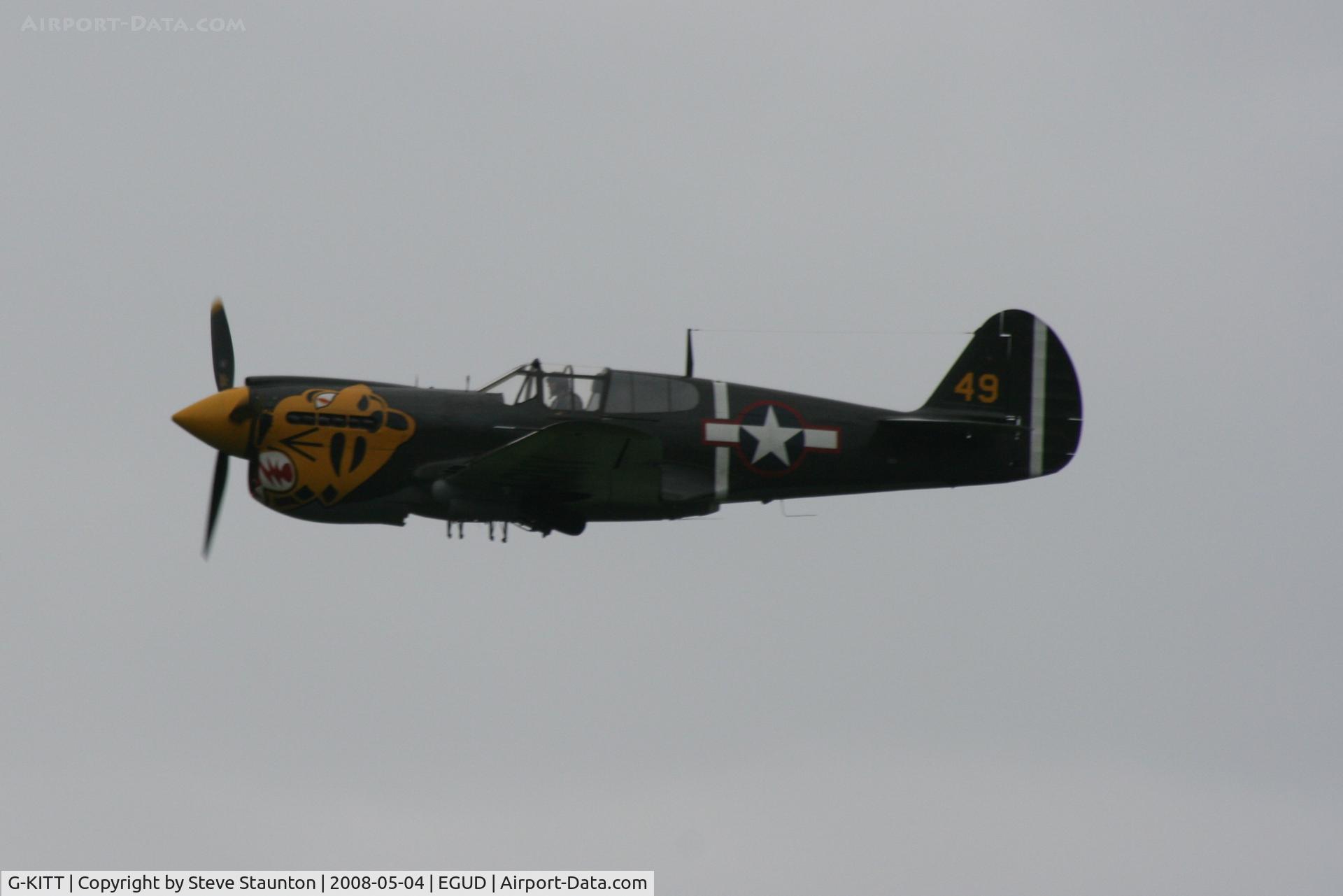 G-KITT, 1943 Curtiss P-40M Warhawk C/N 27490, Taken at Abingdon Air & County Show 2008 in aid of the Thames Valley and Chiltern Air Ambulance (http://www.abingdonfayre.com/)