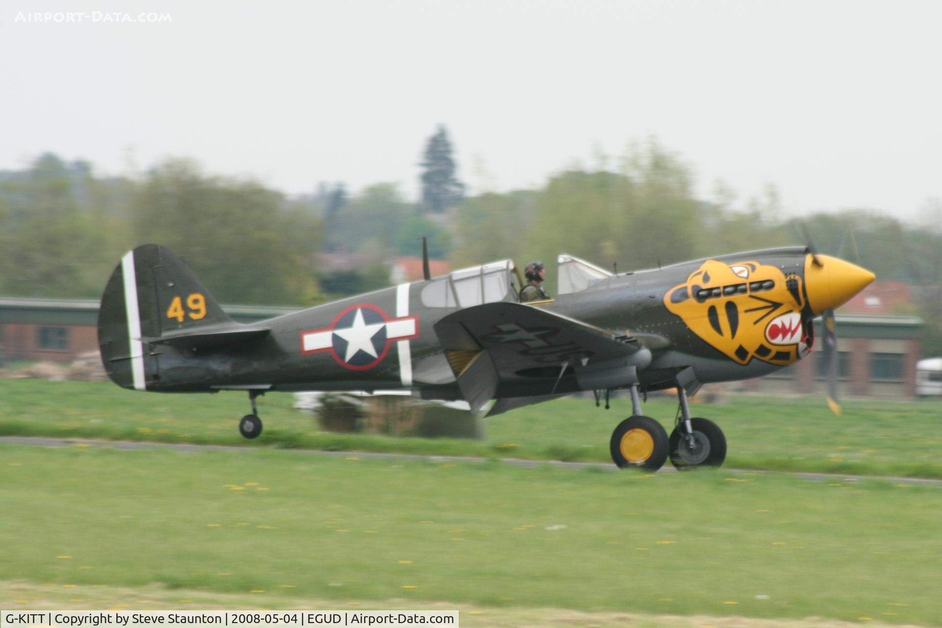 G-KITT, 1943 Curtiss P-40M Warhawk C/N 27490, Taken at Abingdon Air & County Show 2008 in aid of the Thames Valley and Chiltern Air Ambulance (http://www.abingdonfayre.com/)