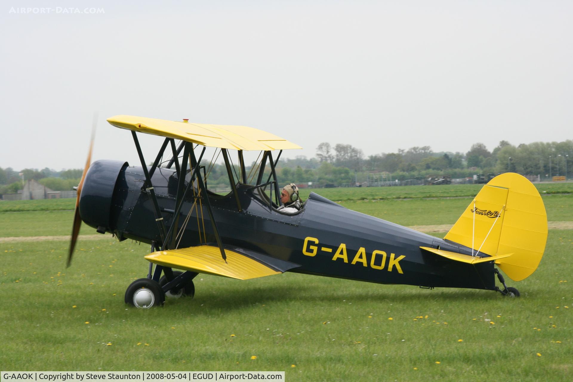 G-AAOK, 1929 Curtiss-Wright Travel Air 12Q C/N 2026, Taken at Abingdon Air & County Show 2008 in aid of the Thames Valley and Chiltern Air Ambulance (http://www.abingdonfayre.com/)