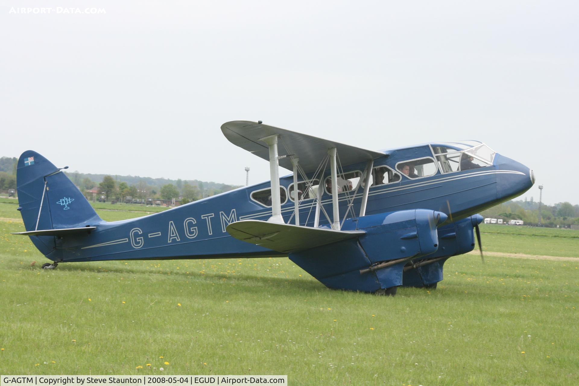 G-AGTM, 1944 De Havilland DH-89A Dominie/Dragon Rapide C/N 6746, Taken at Abingdon Air & County Show 2008 in aid of the Thames Valley and Chiltern Air Ambulance (http://www.abingdonfayre.com/)