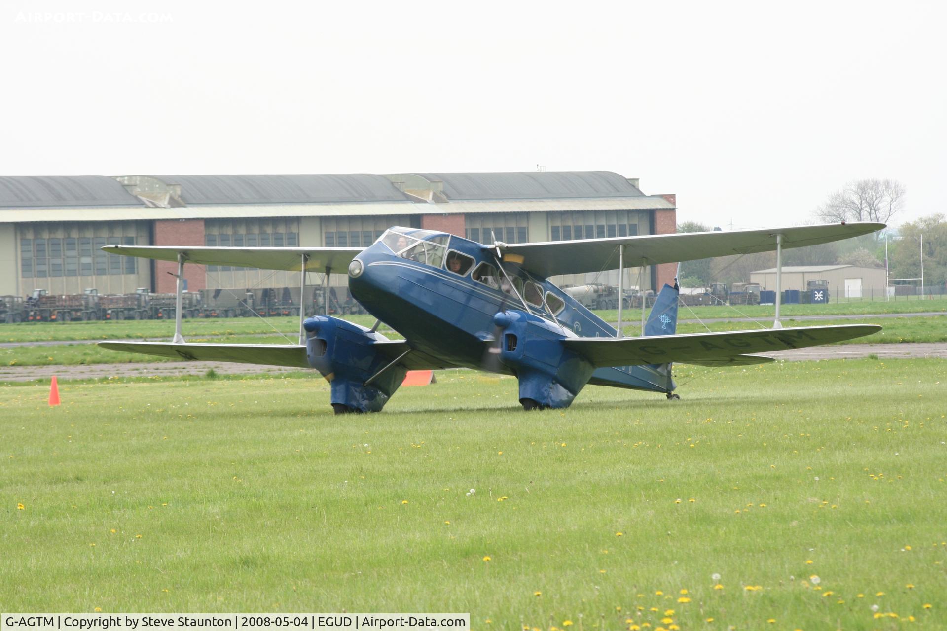 G-AGTM, 1944 De Havilland DH-89A Dominie/Dragon Rapide C/N 6746, Taken at Abingdon Air & County Show 2008 in aid of the Thames Valley and Chiltern Air Ambulance (http://www.abingdonfayre.com/)