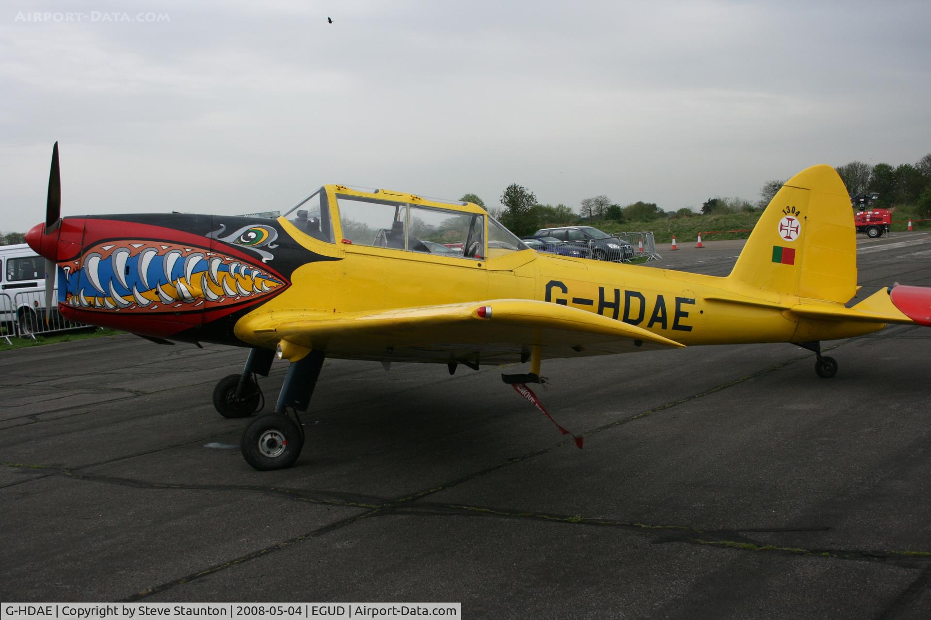 G-HDAE, 1951 De Havilland DHC-1 Chipmunk T.20 C/N C1/0280, Taken at Abingdon Air & County Show 2008 in aid of the Thames Valley and Chiltern Air Ambulance (http://www.abingdonfayre.com/)