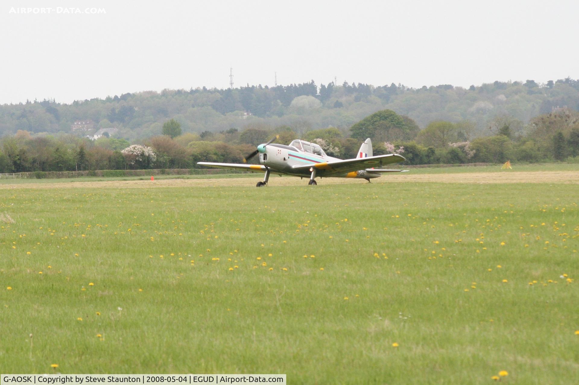 G-AOSK, 1950 De Havilland DHC-1 Chipmunk 22A C/N C1/0178, Taken at Abingdon Air & County Show 2008 in aid of the Thames Valley and Chiltern Air Ambulance (http://www.abingdonfayre.com/)