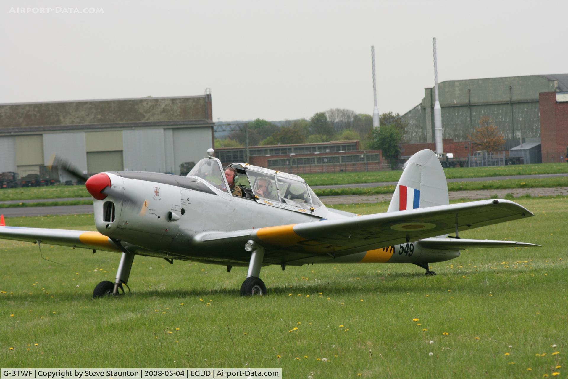 G-BTWF, 1951 De Havilland DHC-1 Chipmunk T.10 C/N C1/0564, Taken at Abingdon Air & County Show 2008 in aid of the Thames Valley and Chiltern Air Ambulance (http://www.abingdonfayre.com/)