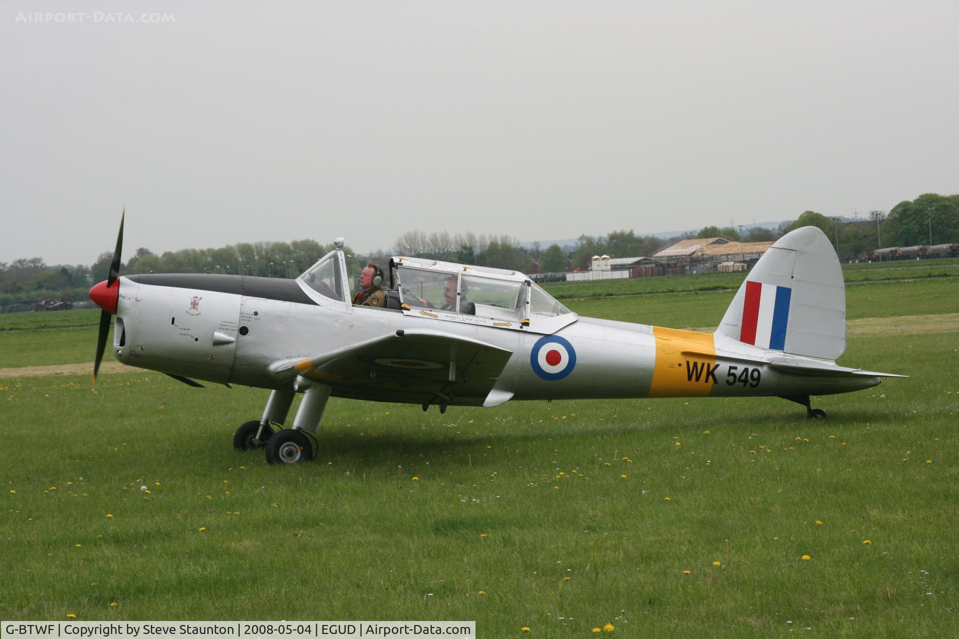 G-BTWF, 1951 De Havilland DHC-1 Chipmunk T.10 C/N C1/0564, Taken at Abingdon Air & County Show 2008 in aid of the Thames Valley and Chiltern Air Ambulance (http://www.abingdonfayre.com/)