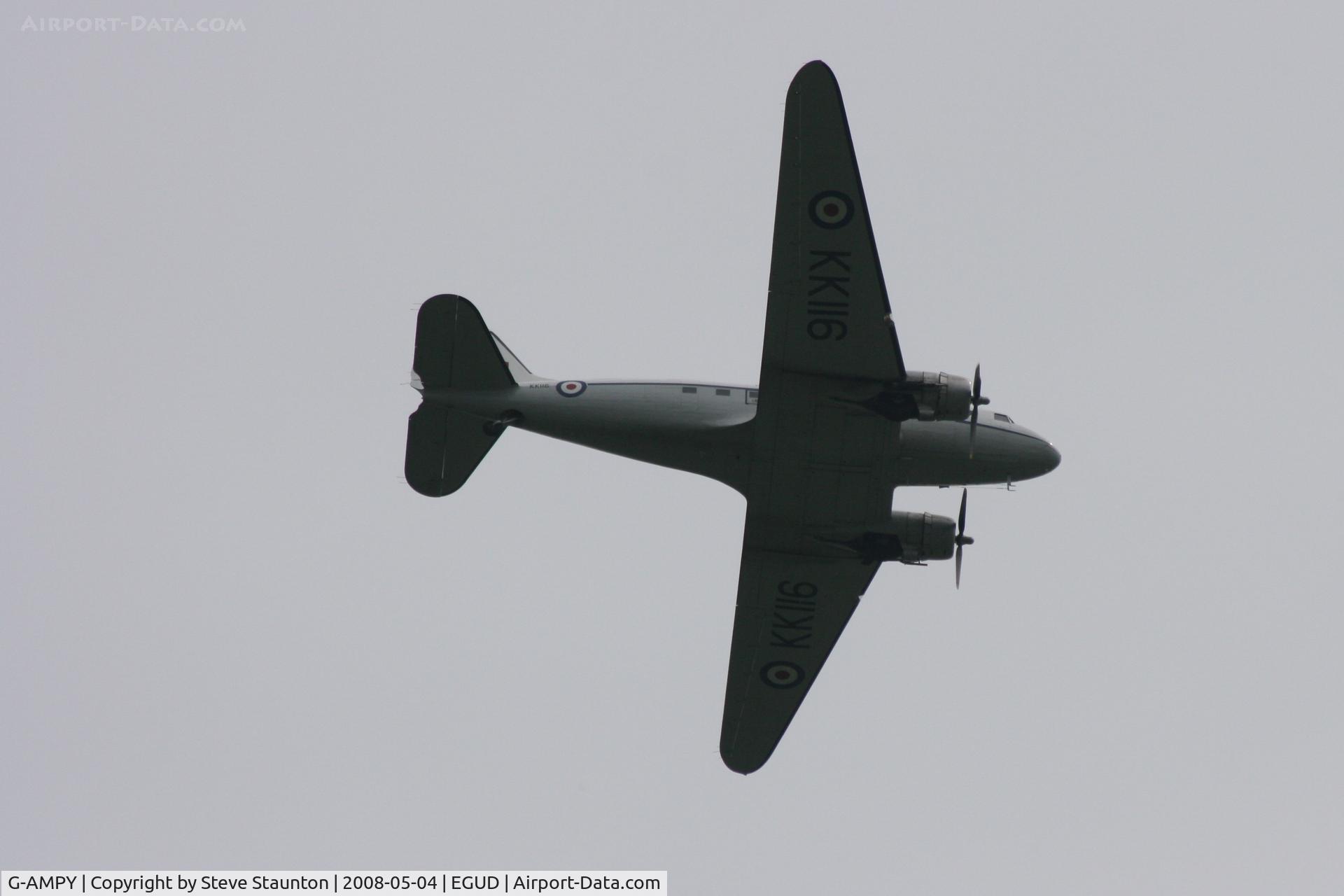 G-AMPY, 1944 Douglas C-47B-15-DK Dakota 4 C/N 26569, Taken at Abingdon Air & County Show 2008 in aid of the Thames Valley and Chiltern Air Ambulance (http://www.abingdonfayre.com/)