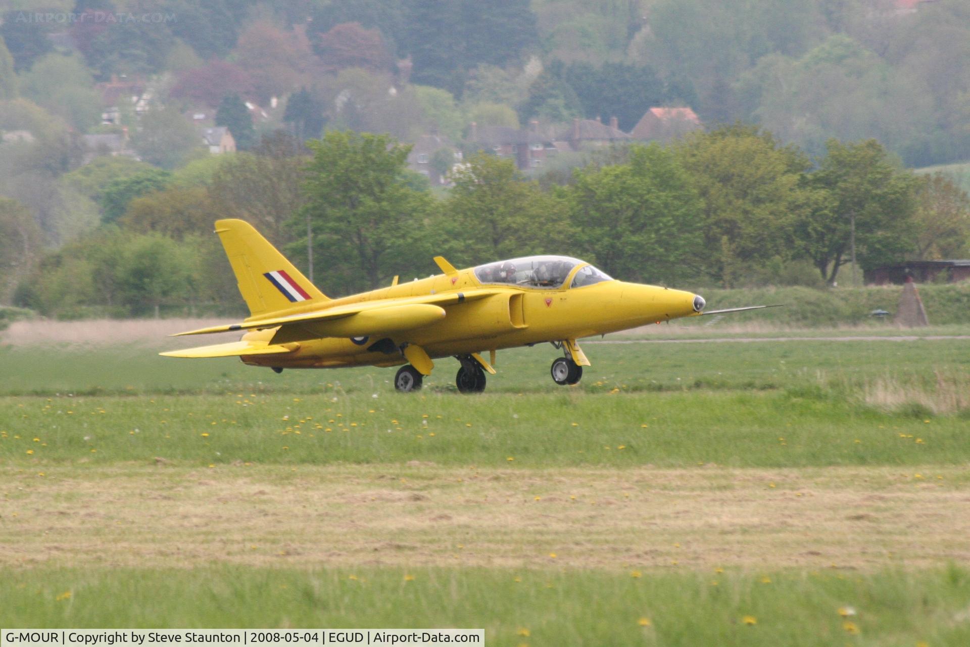 G-MOUR, 1964 Hawker Siddeley Gnat T.1 C/N FL596, Taken at Abingdon Air & County Show 2008 in aid of the Thames Valley and Chiltern Air Ambulance (http://www.abingdonfayre.com/)