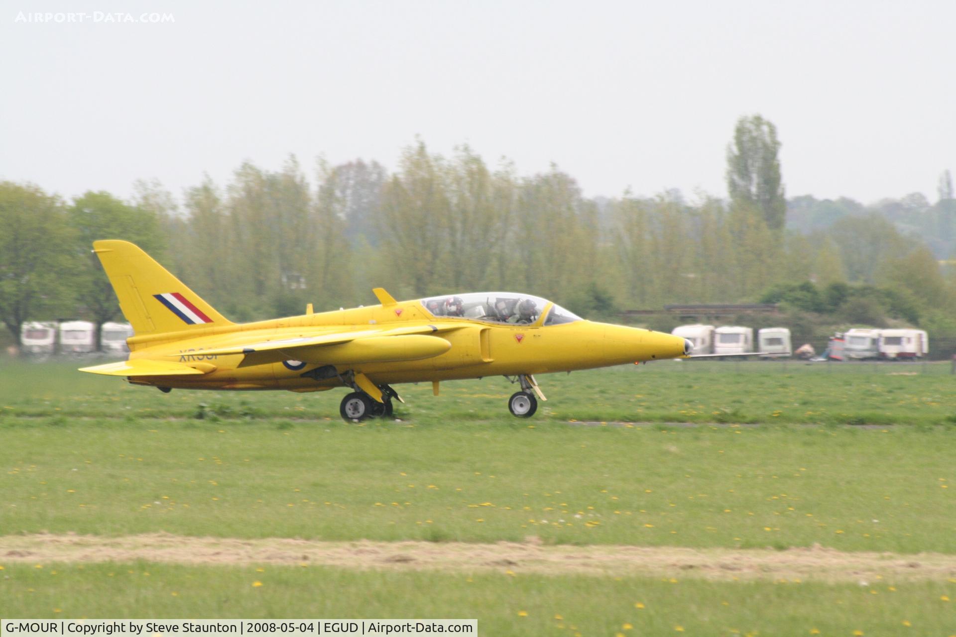 G-MOUR, 1964 Hawker Siddeley Gnat T.1 C/N FL596, Taken at Abingdon Air & County Show 2008 in aid of the Thames Valley and Chiltern Air Ambulance (http://www.abingdonfayre.com/)