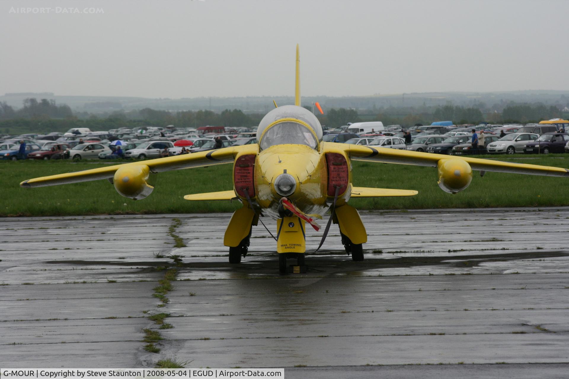G-MOUR, 1964 Hawker Siddeley Gnat T.1 C/N FL596, Taken at Abingdon Air & County Show 2008 in aid of the Thames Valley and Chiltern Air Ambulance (http://www.abingdonfayre.com/)