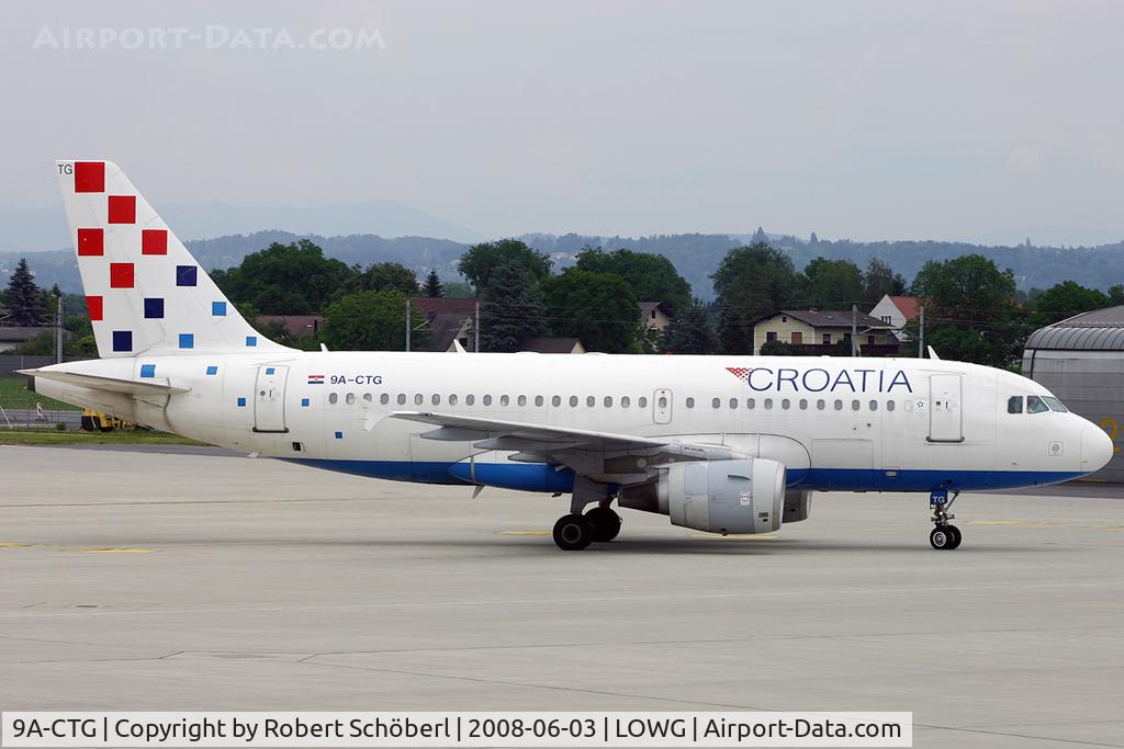 9A-CTG, 1998 Airbus A319-112 C/N 767, UEFA EURO 2008. The croatian national soccer team arrived at LOWG