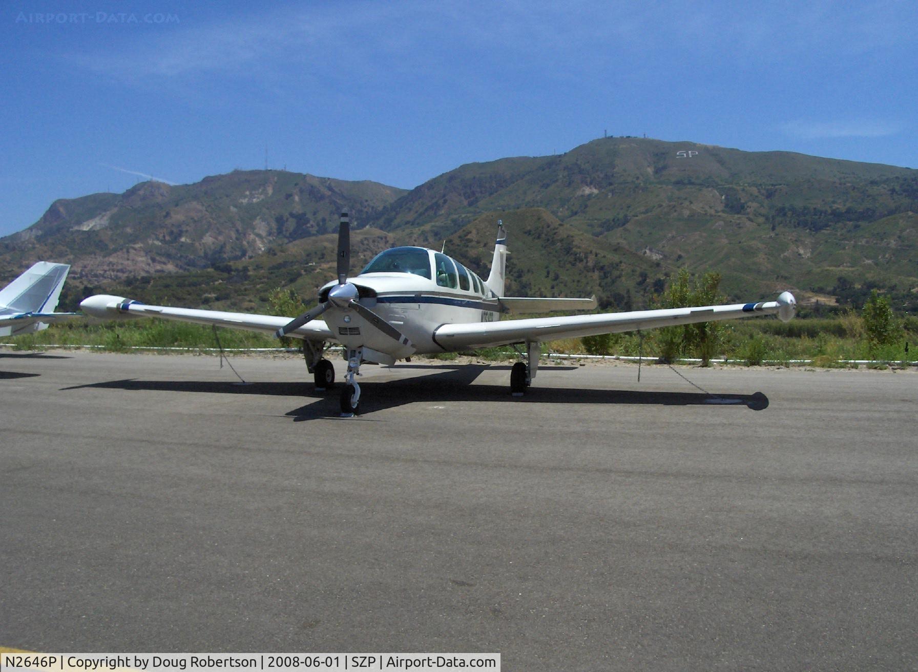 N2646P, 1986 Beech A36 Bonanza 36 C/N E-2313, 1986 Beech A36 BONANZA, factory engine should be Continental IO-550-B 300 Hp