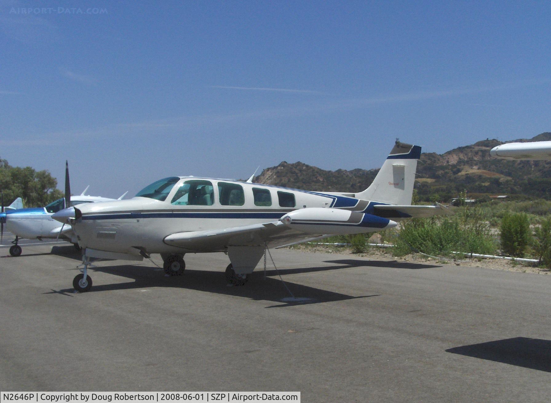 N2646P, 1986 Beech A36 Bonanza 36 C/N E-2313, 1986 Beech A36 BONANZA, factory engine should be Continental IO-550-B 300 Hp