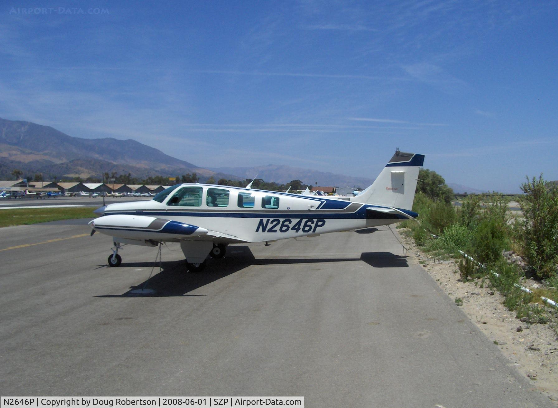 N2646P, 1986 Beech A36 Bonanza 36 C/N E-2313, 1986 Beech A36 BONANZA, factory engine should be Continental IO-550-B 300 Hp