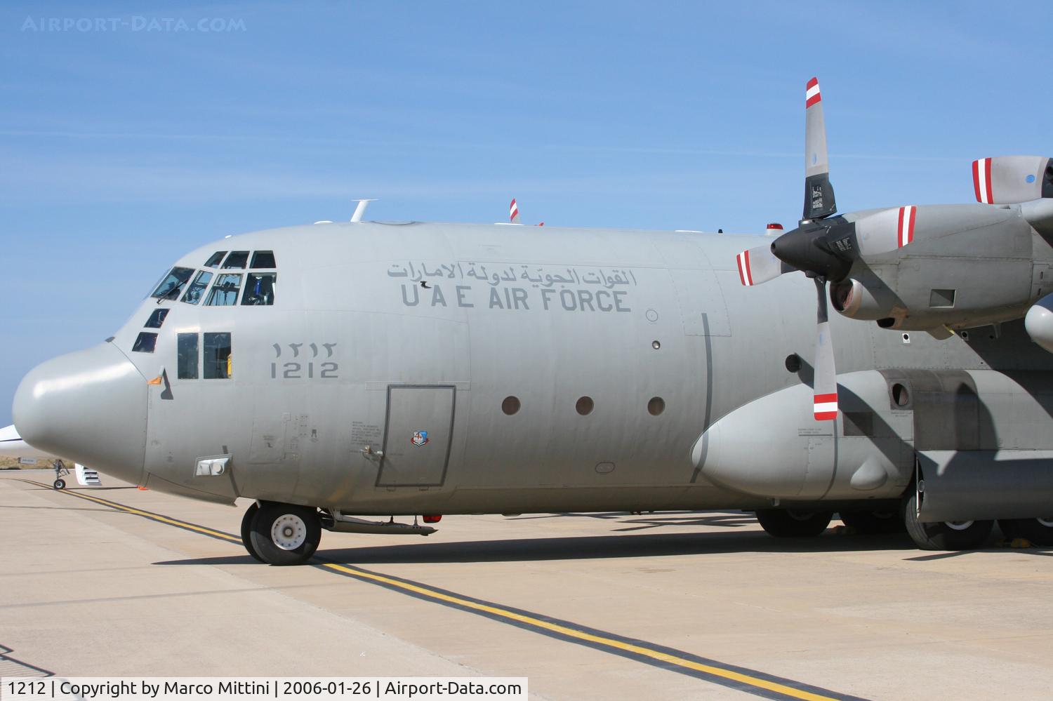 1212, 1984 Lockheed C-130H Hercules C/N 382-4985, At Pratica di Mare AB