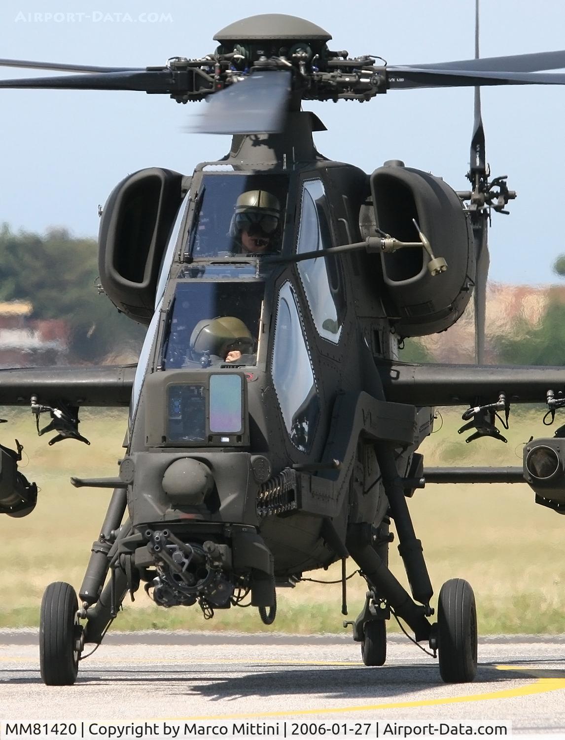 MM81420, Agusta A-129A Mangusta C/N 29051, At Pratica di Mare AB