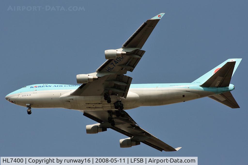 HL7400, 2001 Boeing 747-4B5F/SCD C/N 26414, KAL 518 inbound from FRA