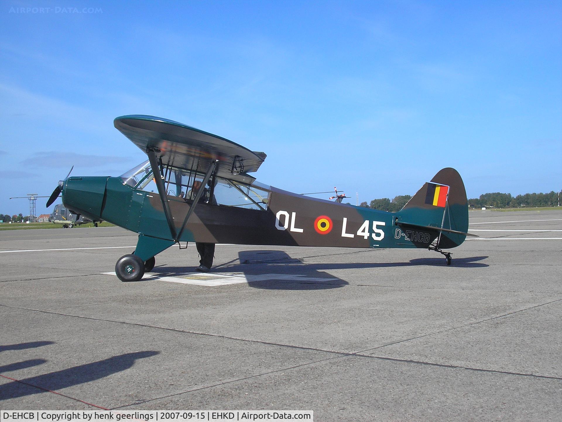 D-EHCB, 1953 Piper L-18C Super Cub (PA-18-95) C/N 18-3219, Heldair Maritime Air Show Den Helder Airport