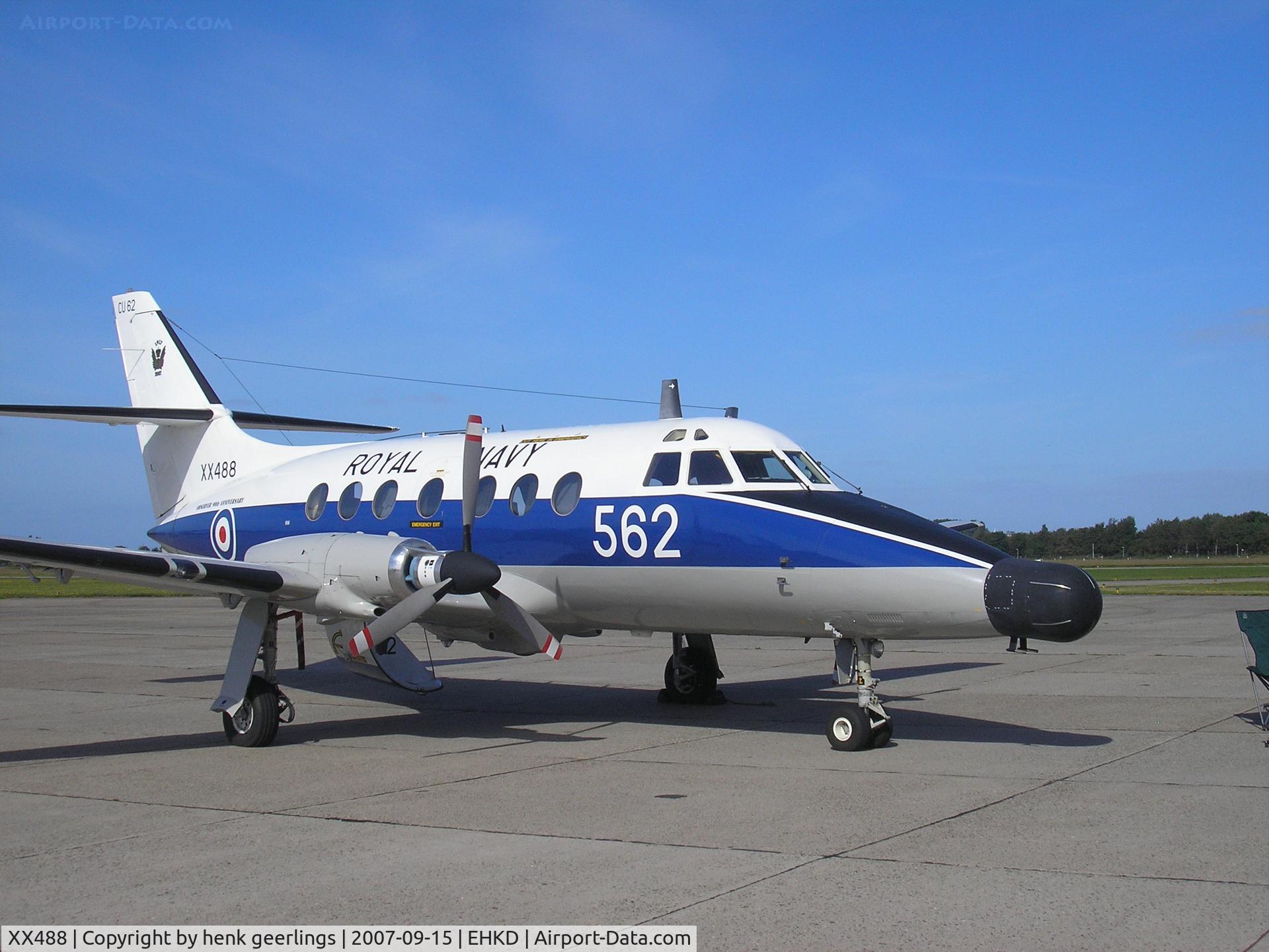 XX488, 1974 Scottish Aviation HP-137 Jetstream T.2 C/N 267, Heldair Maritime Air Show Den Helder Airport