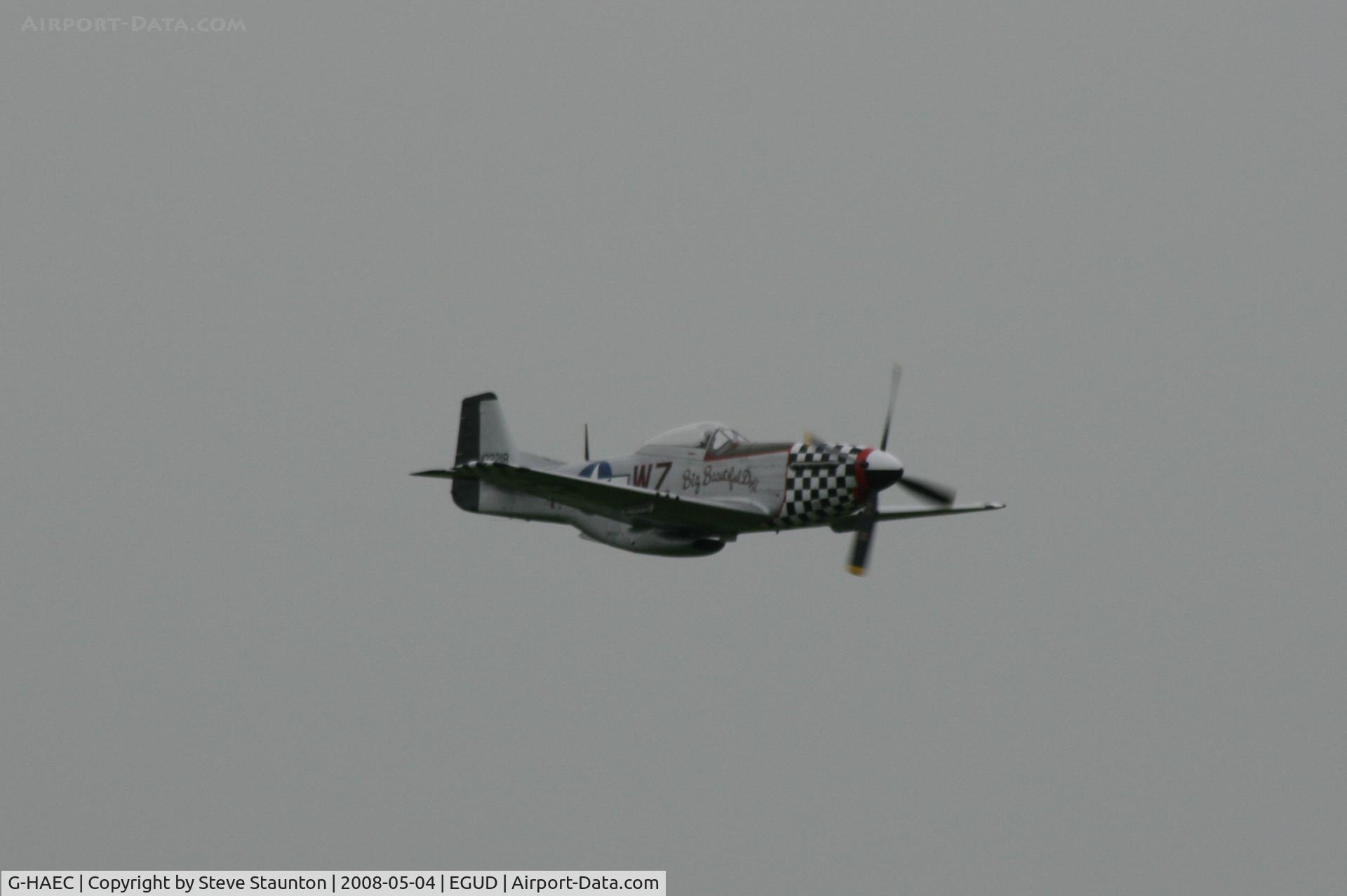 G-HAEC, 1951 Commonwealth CA-18 Mustang 22 (P-51D) C/N CACM-192-1517, Taken at Abingdon Air & County Show 2008 in aid of the Thames Valley and Chiltern Air Ambulance (http://www.abingdonfayre.com/)