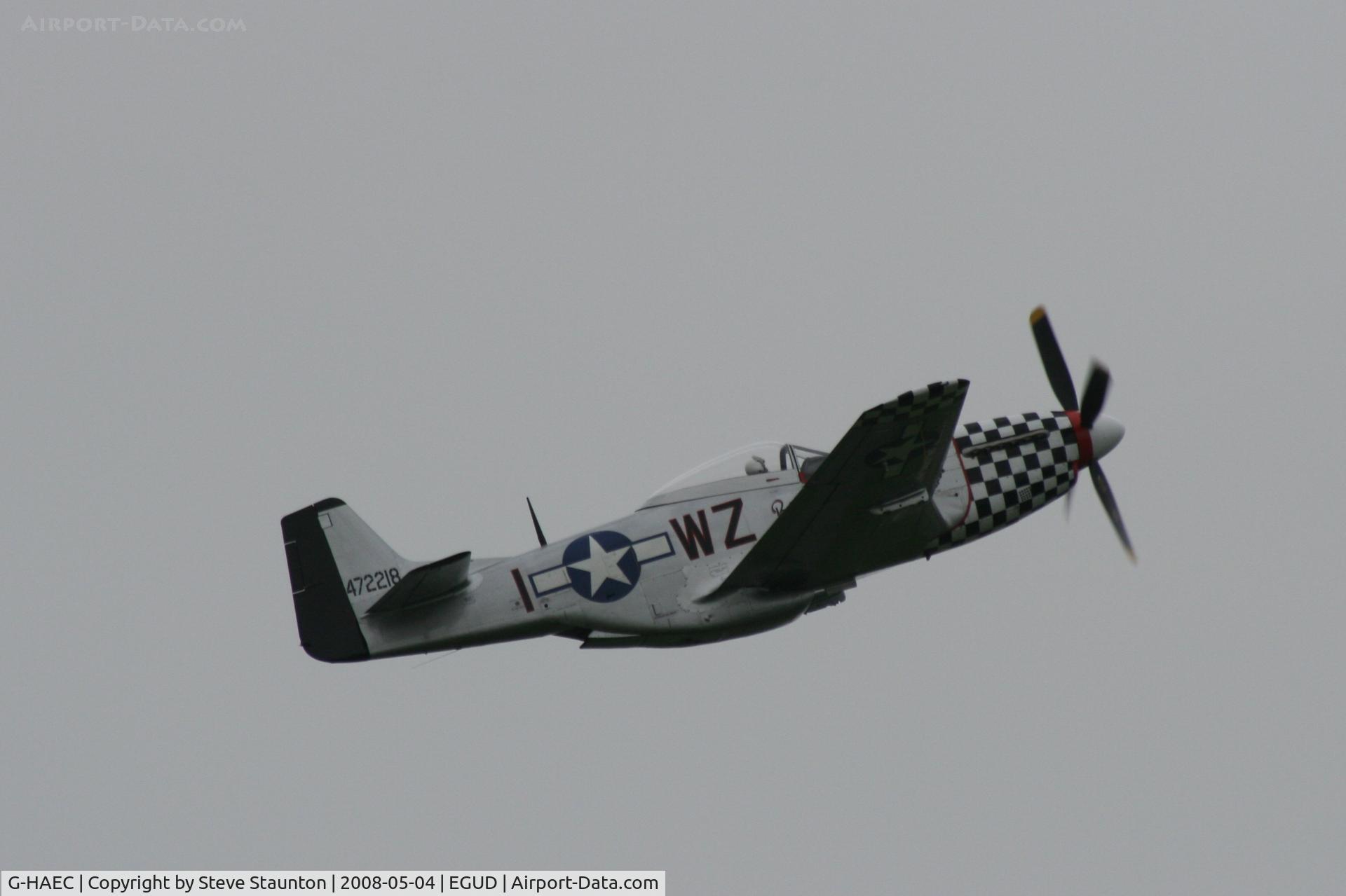 G-HAEC, 1951 Commonwealth CA-18 Mustang 22 (P-51D) C/N CACM-192-1517, Taken at Abingdon Air & County Show 2008 in aid of the Thames Valley and Chiltern Air Ambulance (http://www.abingdonfayre.com/)