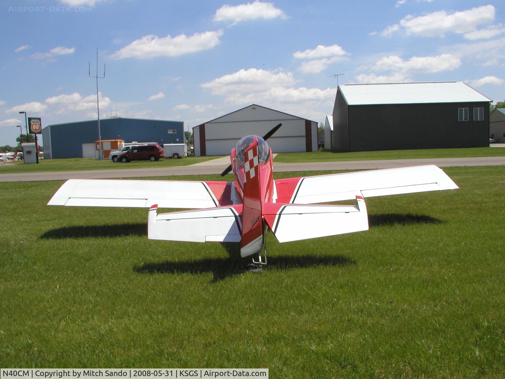 N40CM, 1987 Vans RV-4 C/N 368, Fleming Field Fly-In 2008.