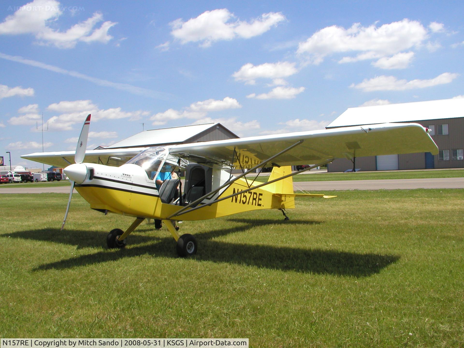 N157RE, 2007 Rans S-7LS Courier C/N 0806442, Fleming Field Fly-In 2008.