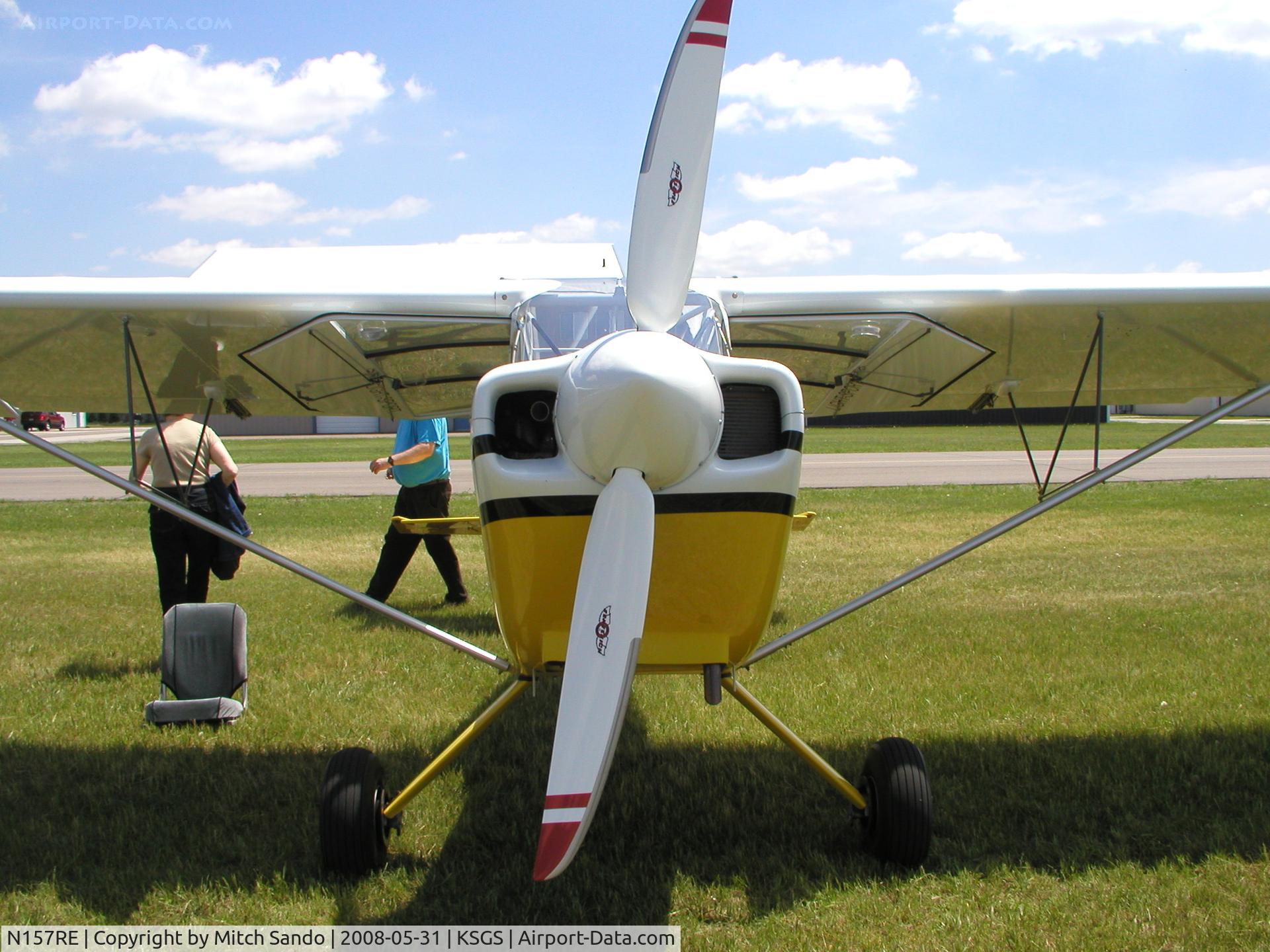 N157RE, 2007 Rans S-7LS Courier C/N 0806442, Fleming Field Fly-In 2008.