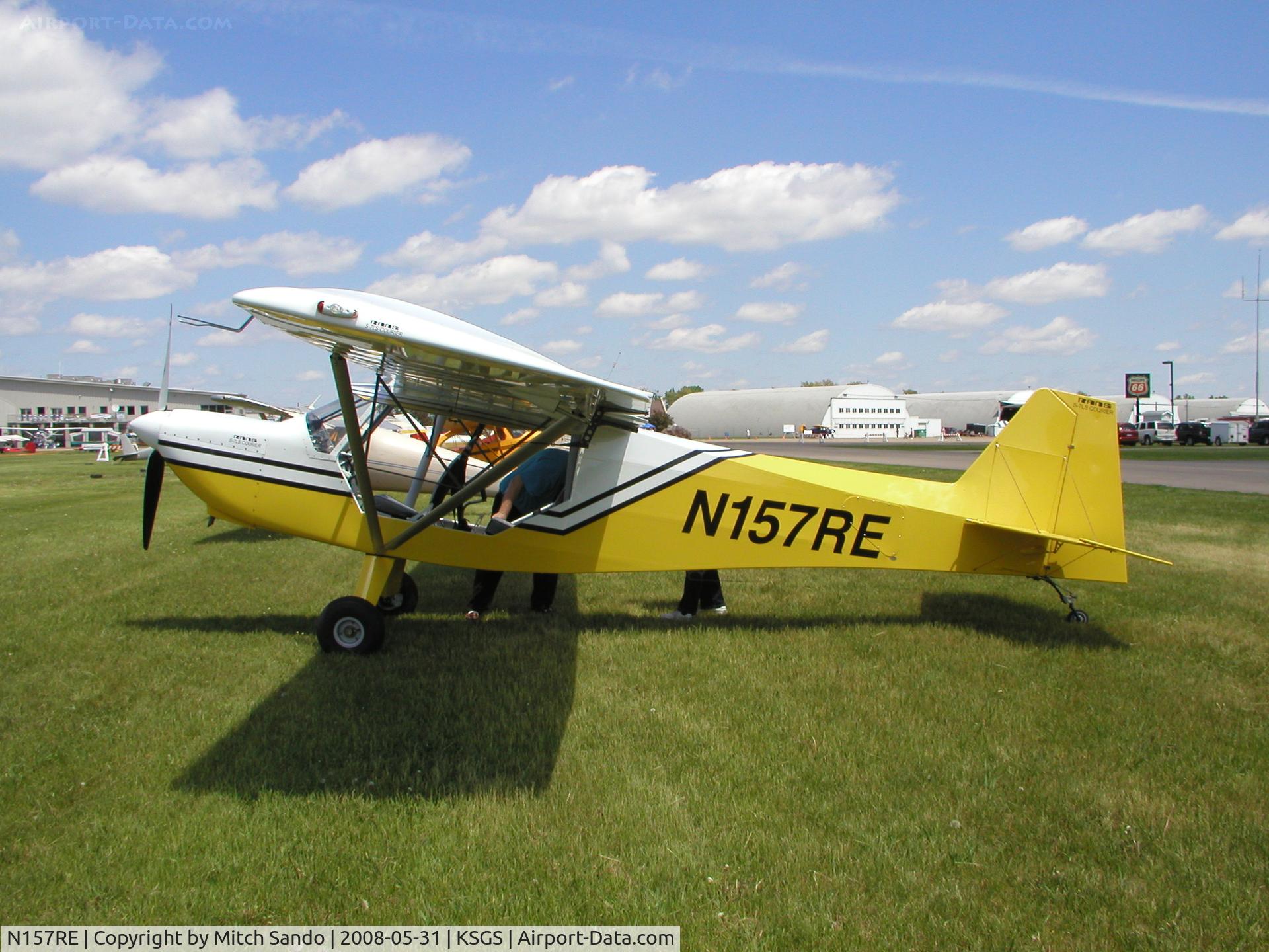 N157RE, 2007 Rans S-7LS Courier C/N 0806442, Fleming Field Fly-In 2008.