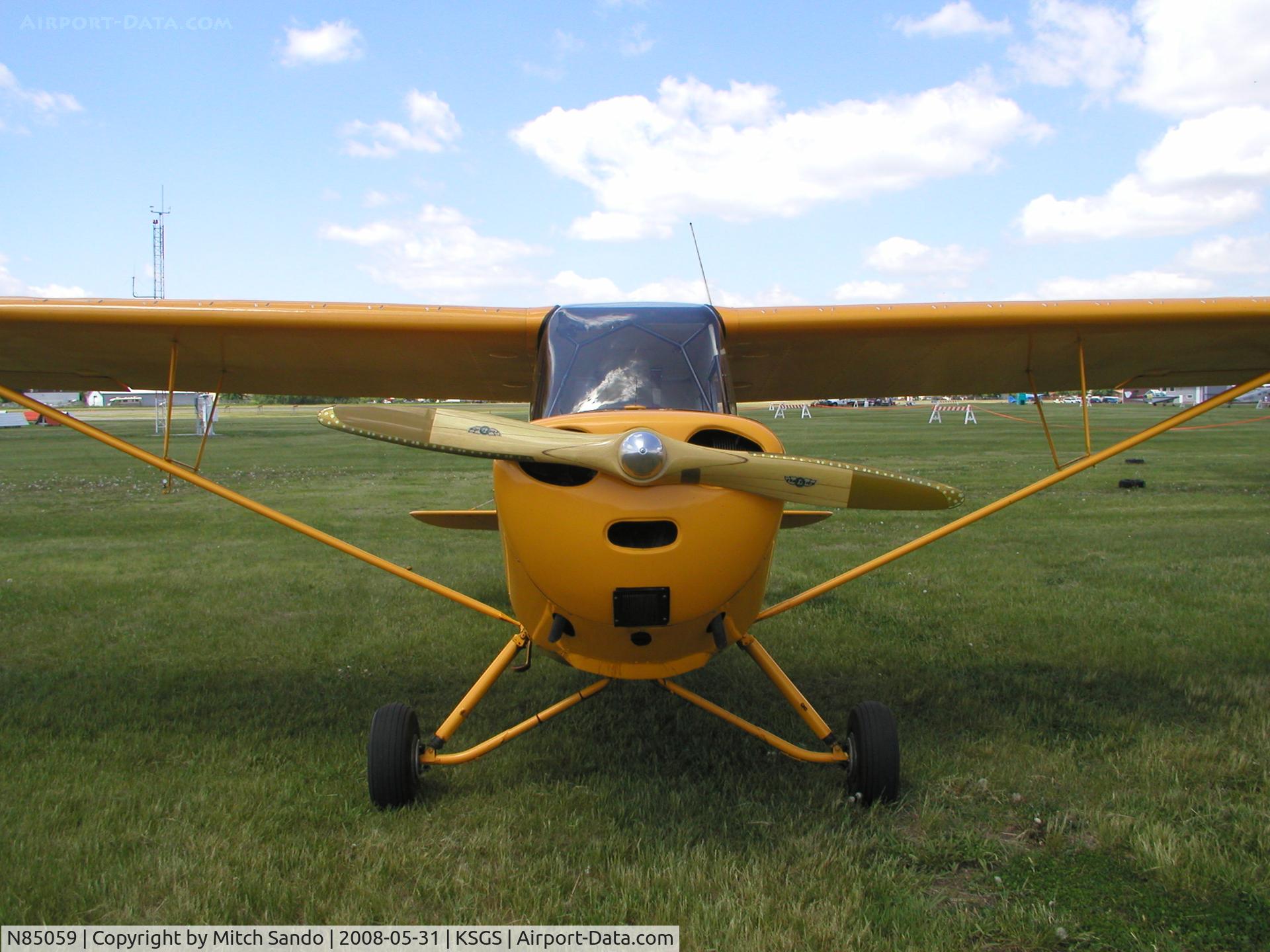 N85059, 1946 Aeronca 7AC Champion C/N 7AC-3786, Fleming Field Fly-In 2008.