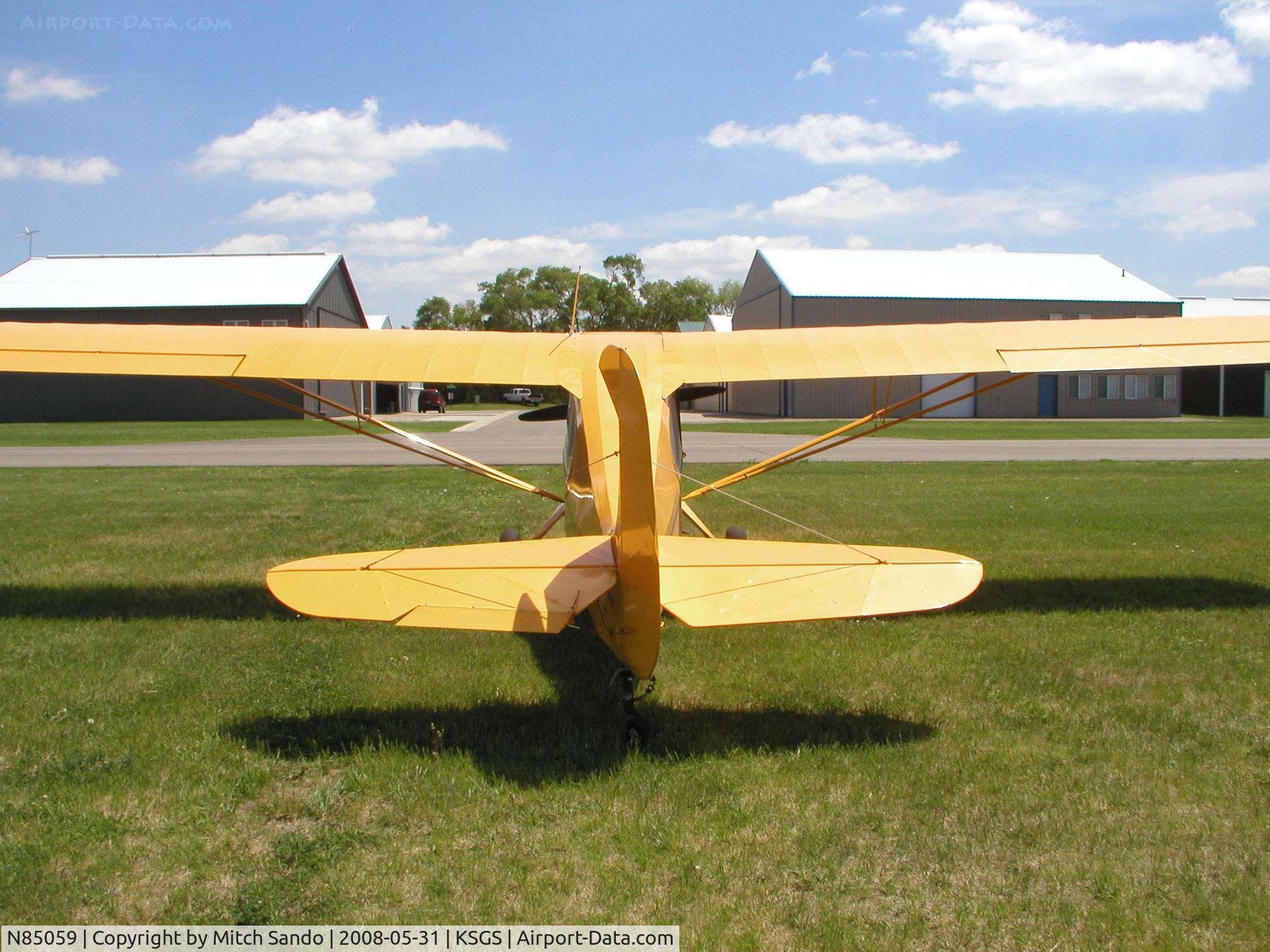 N85059, 1946 Aeronca 7AC Champion C/N 7AC-3786, Fleming Field Fly-In 2008.