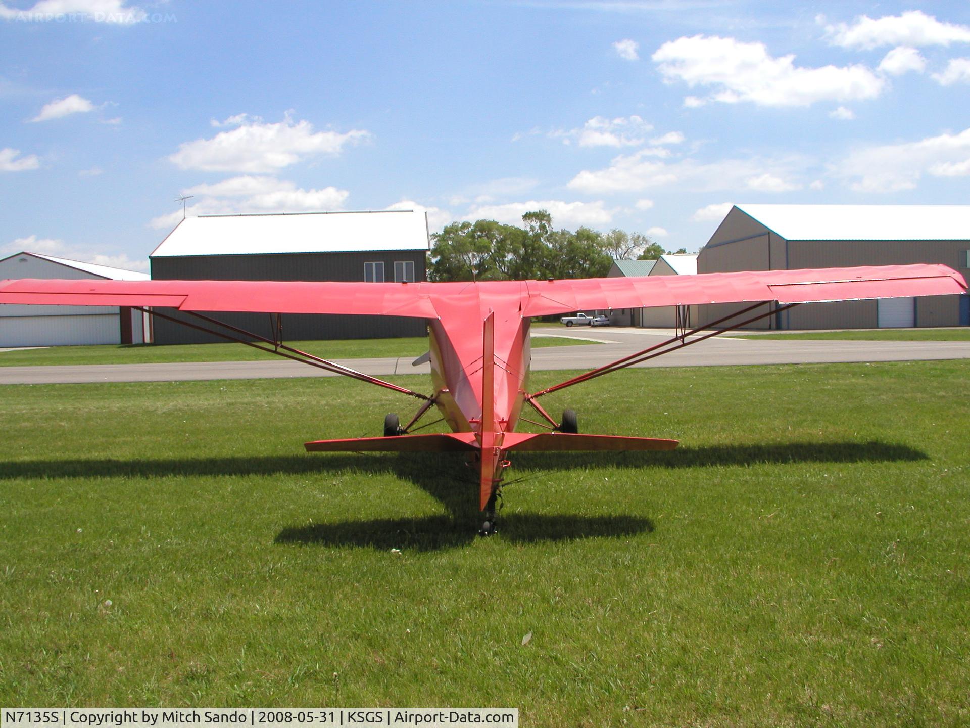 N7135S, 1993 Slattery Gordon C RED DEUCE C/N GCS-YBBH, Fleming Field Fly-In 2008.