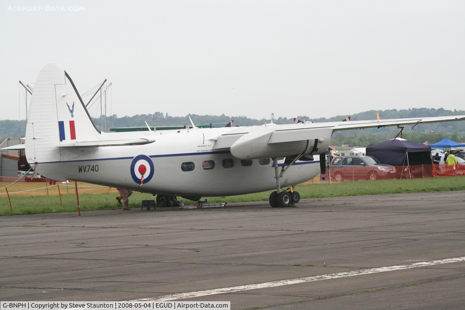 G-BNPH, 1955 Hunting Percival P-66 Pembroke C1 C/N PAC/66/027, Taken at Abingdon Air & County Show 2008 in aid of the Thames Valley and Chiltern Air Ambulance (http://www.abingdonfayre.com/)