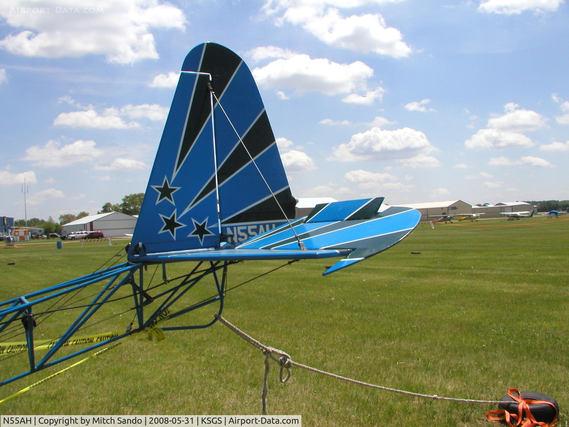 N55AH, 1978 Breezy RLU-1 C/N 5555, Fleming Field Fly-In 2008.