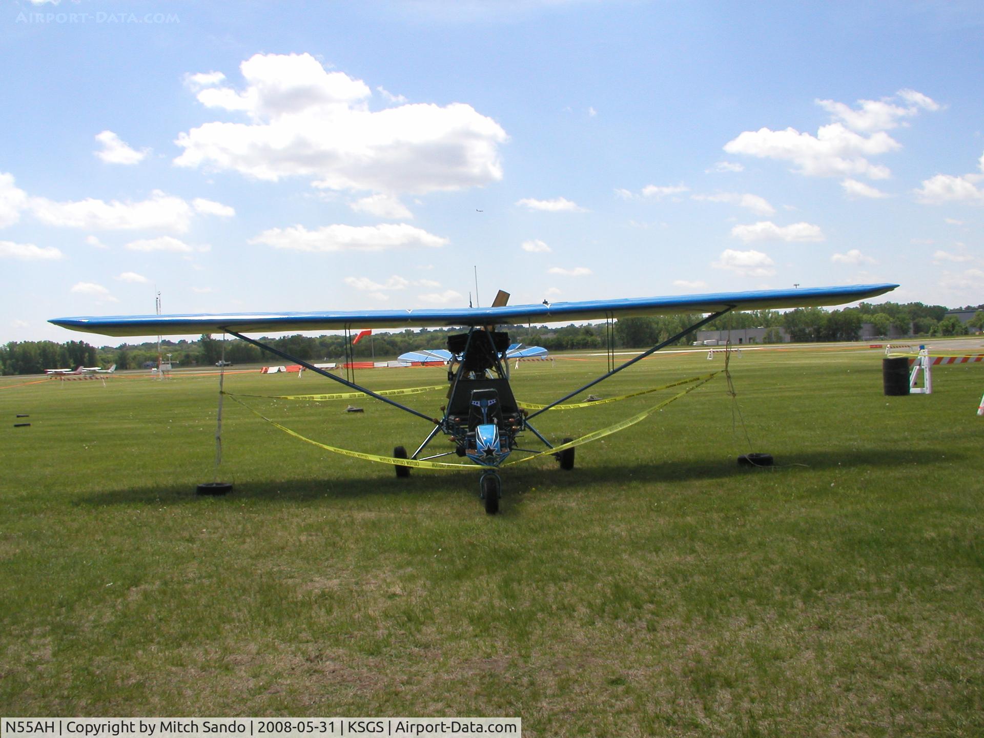 N55AH, 1978 Breezy RLU-1 C/N 5555, Fleming Field Fly-In 2008.