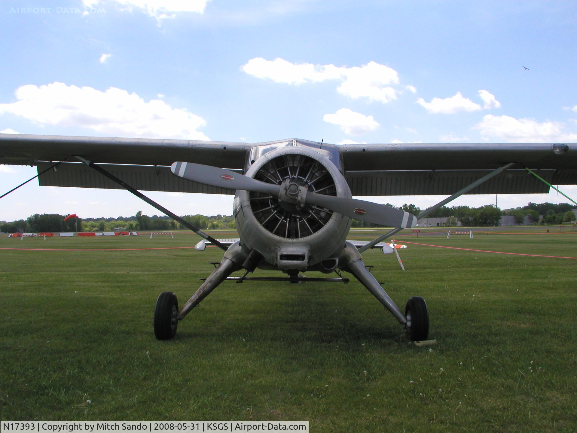 N17393, 1952 De Havilland Canada DHC-2 Beaver Mk.I (L20A) C/N 388/1192, Fleming Field Fly-In 2008.