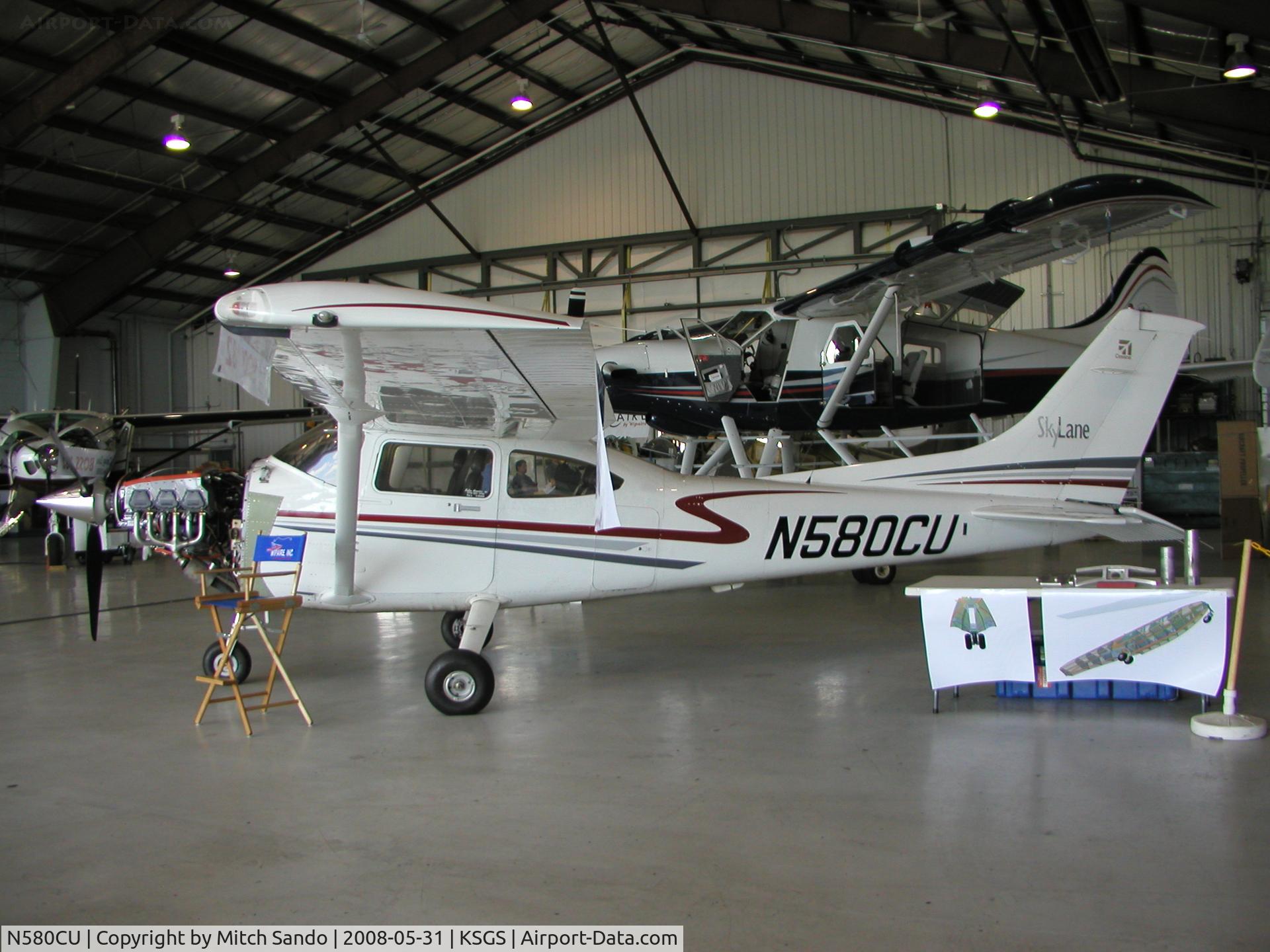 N580CU, 2002 Cessna 182T Skylane C/N 18281178, Fleming Field Fly-In 2008.