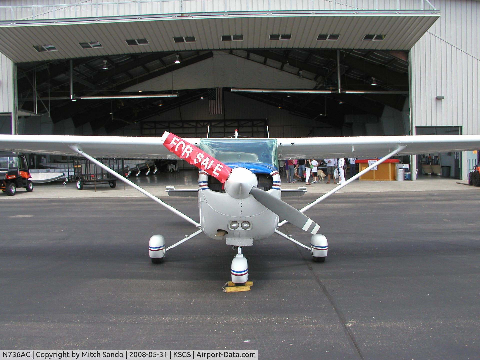 N736AC, 1977 Cessna R172K Hawk XP C/N R1722364, Fleming Field Fly-In 2008.
