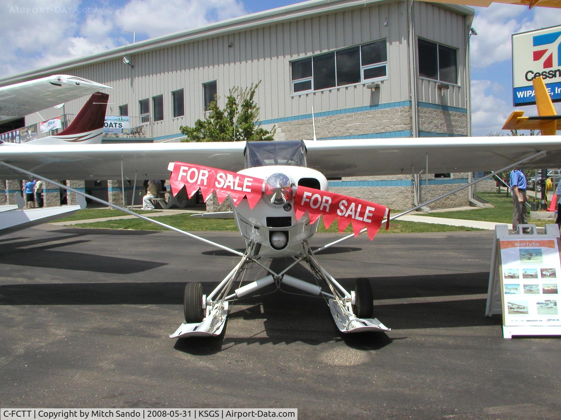 C-FCTT, 1963 Piper PA-18-150 Super Cub C/N 18 7954, Fleming Field Fly-In 2008.