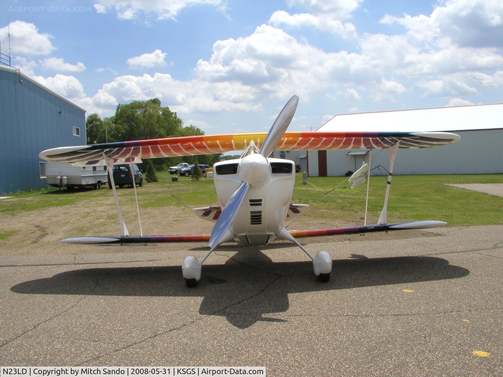 N23LD, 1998 Christen Eagle II C/N OJALA-0001, Fleming Field Fly-In 2008.