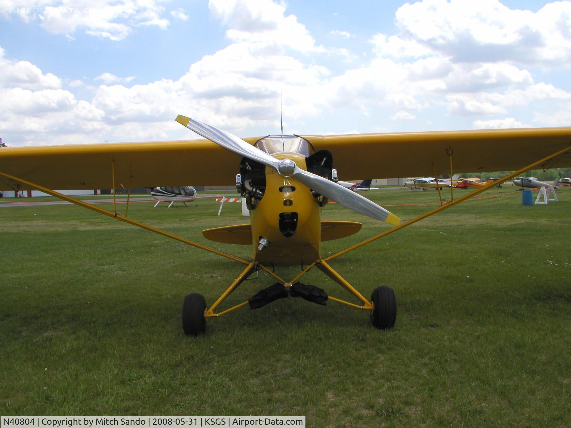 N40804, 1941 Piper J3C-65 Cub C/N 7501, Fleming Field Fly-In 2008.