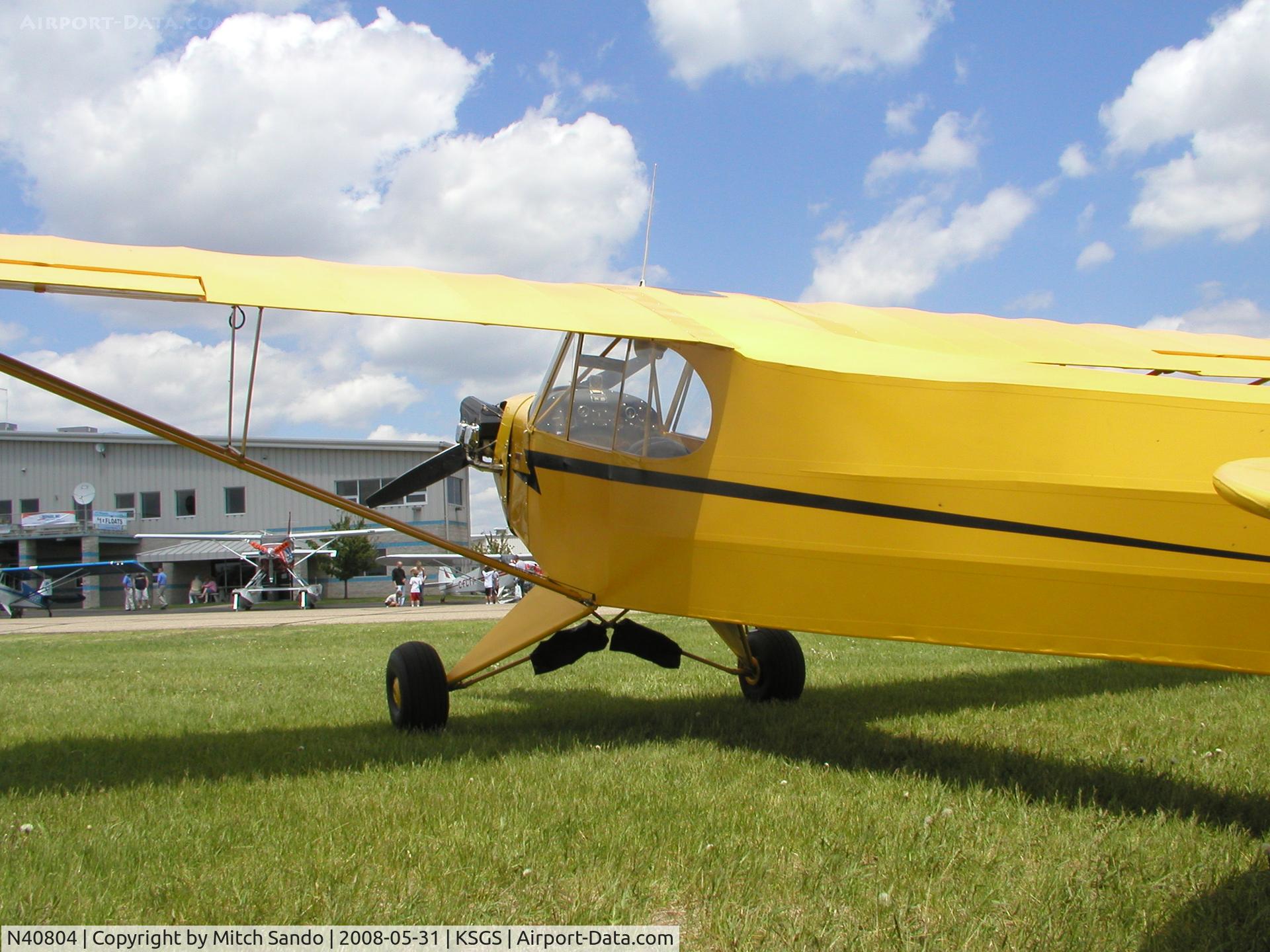 N40804, 1941 Piper J3C-65 Cub C/N 7501, Fleming Field Fly-In 2008.
