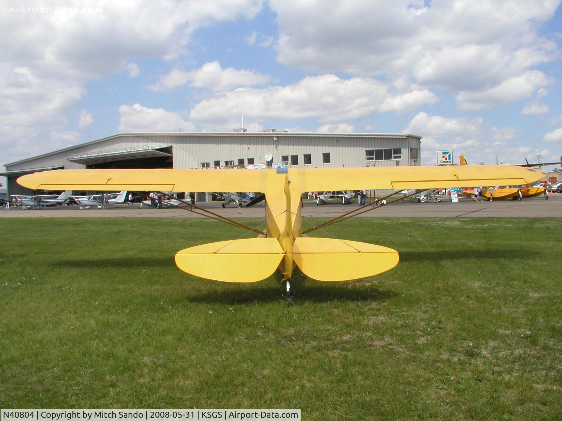 N40804, 1941 Piper J3C-65 Cub C/N 7501, Fleming Field Fly-In 2008.
