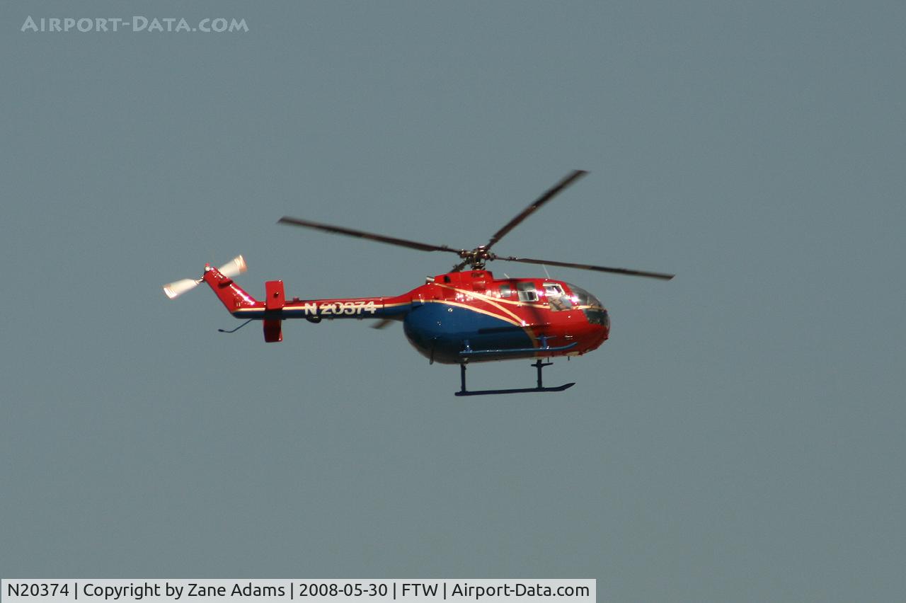 N20374, MBB Bo-105CBS-4 C/N S-881, At Meacham Field