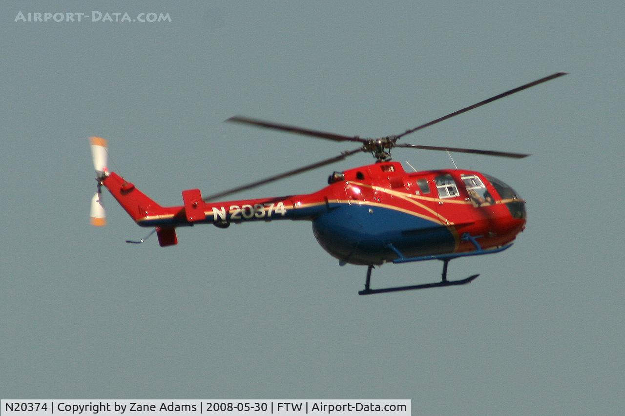 N20374, MBB Bo-105CBS-4 C/N S-881, At Meacham Field