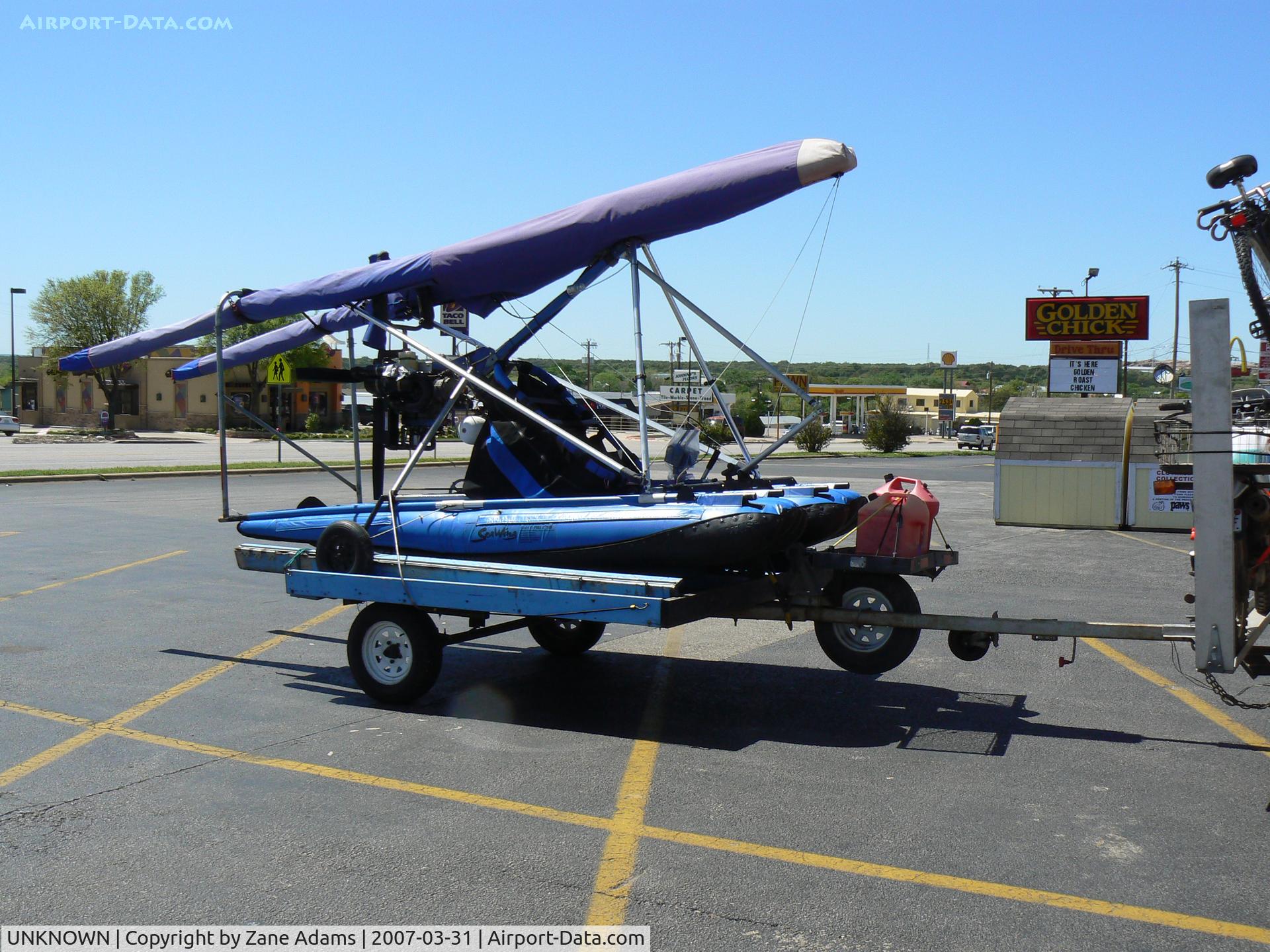 UNKNOWN, , Seawing Ultralight Float plane near Lake LBJ, Marble Falls, TX