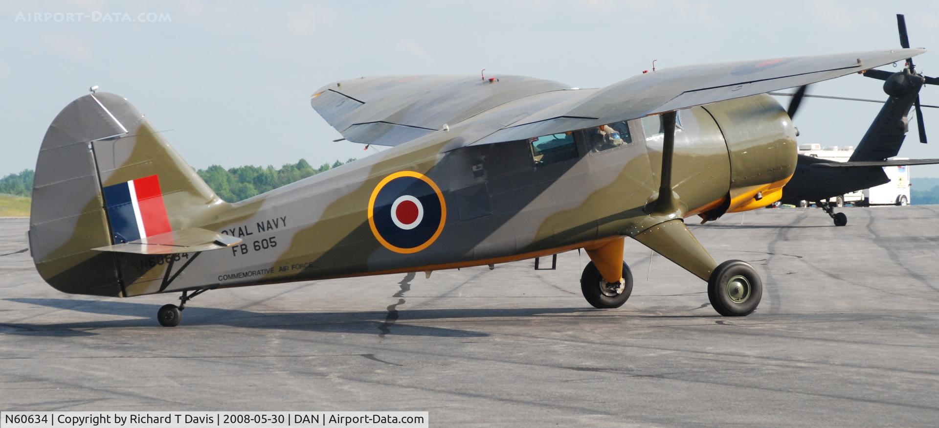 N60634, 1944 Stinson V77 Reliant C/N 77-333, 1944 Stinson V77 in Danville Va.